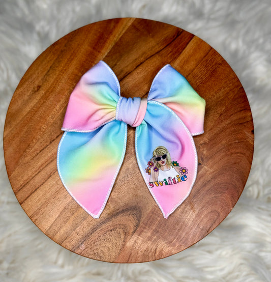 Tie Dye Swiftie Bow