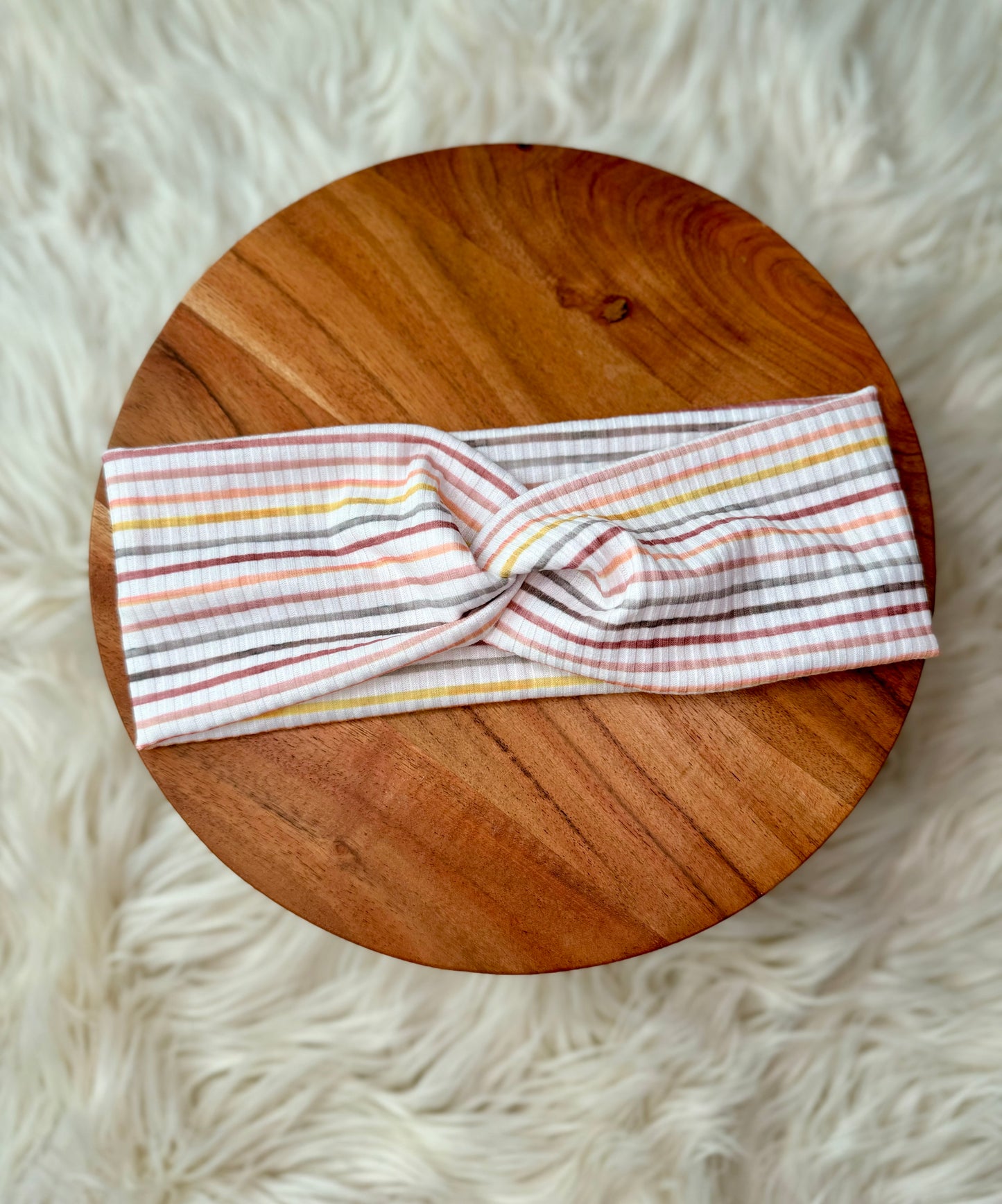 Neutral Stripes Kimberly Wrap