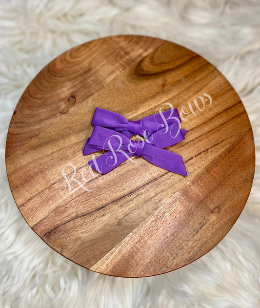 Purple Swim Charlotte Bow