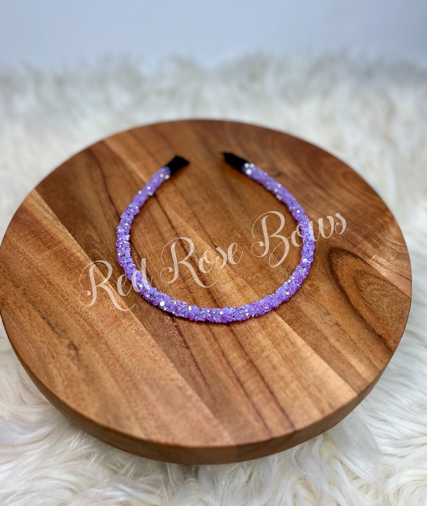 Crystal Lavender Miranda Glitter Headband